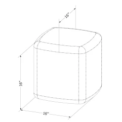 Discount Kids Stool / Nightstand - Sweedi Greige Nightstands