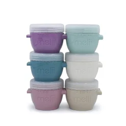 Breastfeeding|Snack Bags & Containers>Melii Kit Bowls Top (6) 2oz