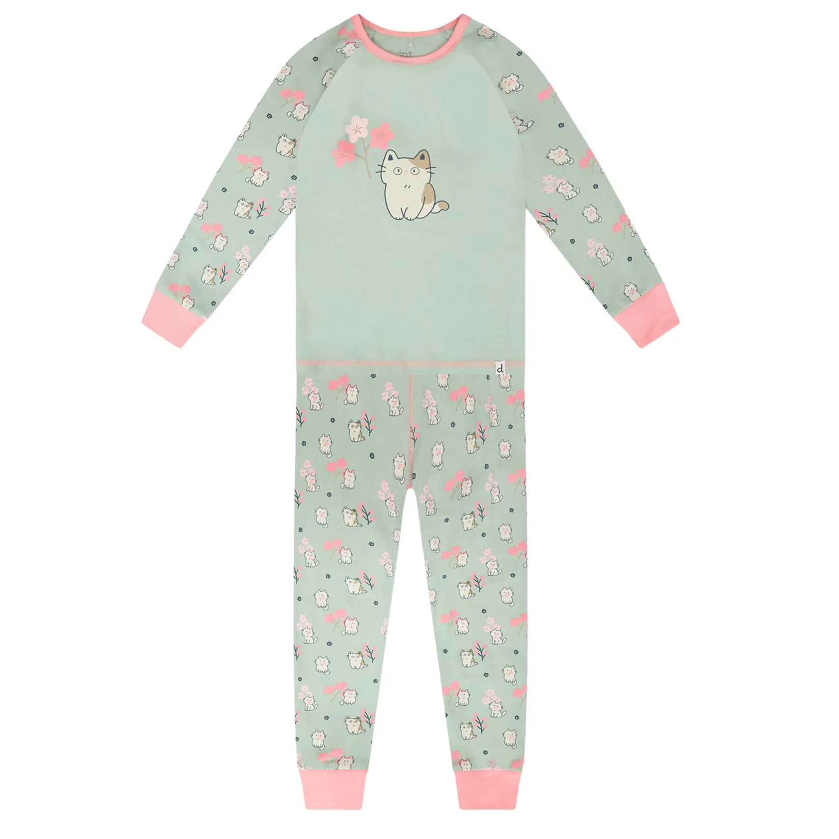 Clearance Kittens Pajama Set 7-10 Kids Pajamas & Bathrobes