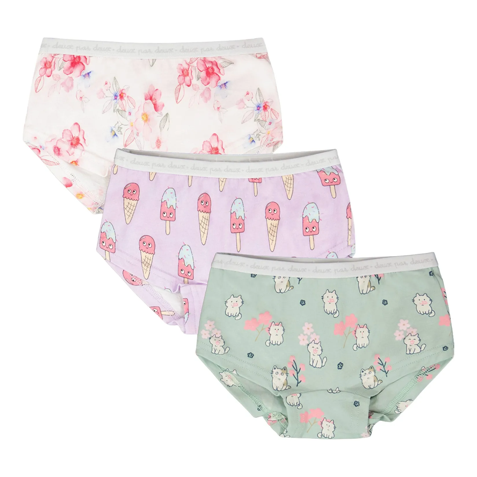 Clearance Kittens Panties (3) 2-12 Kids Underwear & Socks