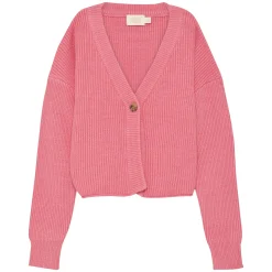 Fleeces And Sweatshirts|Tops>Creamie Knit Cardigan 2-14 Pink