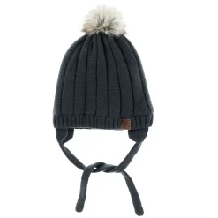 New Knit Pompom Beanie 0-18m BOY Beanies|Beanies