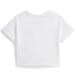 Tops>Polo Ralph Lauren Knot Polo T-shirt 2-6x Blanc
