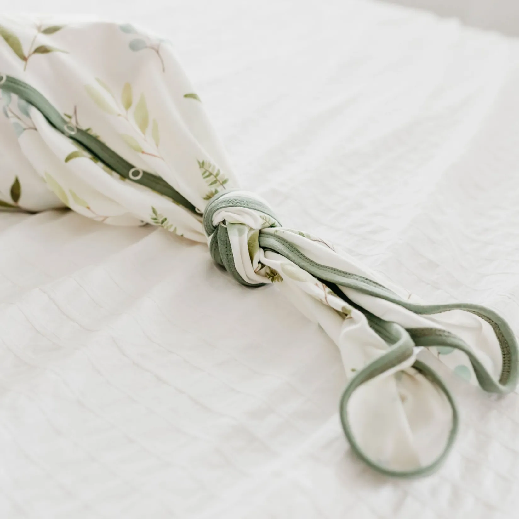 Pajamas|Sleep Bags>Copper Pearl Knotted Gown 0m+ - Leaf Haven