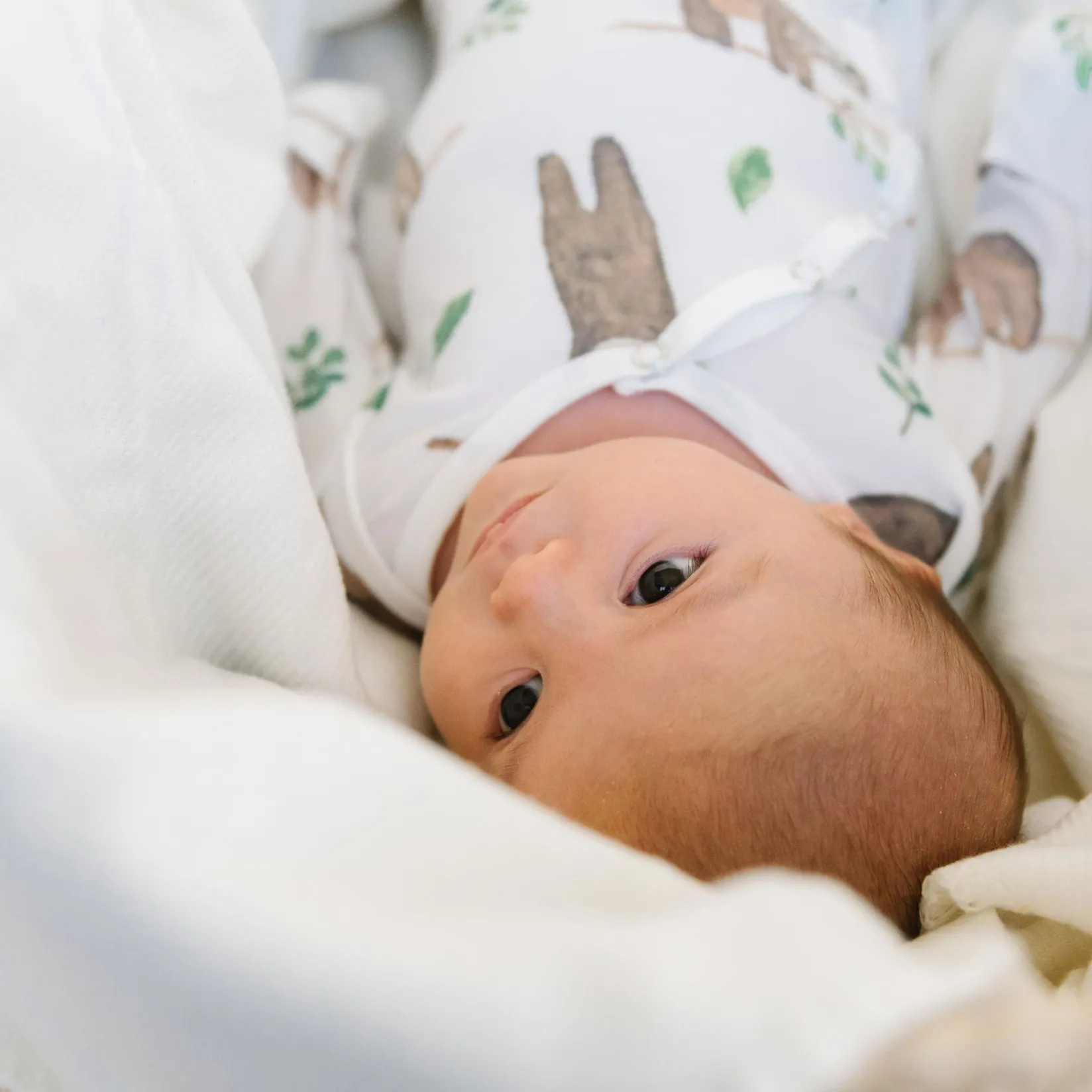 Best Knotted Gown 0m+ - Noah the Sloth Pajamas|Sleep Bags