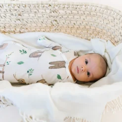 Best Knotted Gown 0m+ - Noah the Sloth Pajamas|Sleep Bags