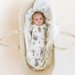 Best Knotted Gown 0m+ - Noah the Sloth Pajamas|Sleep Bags