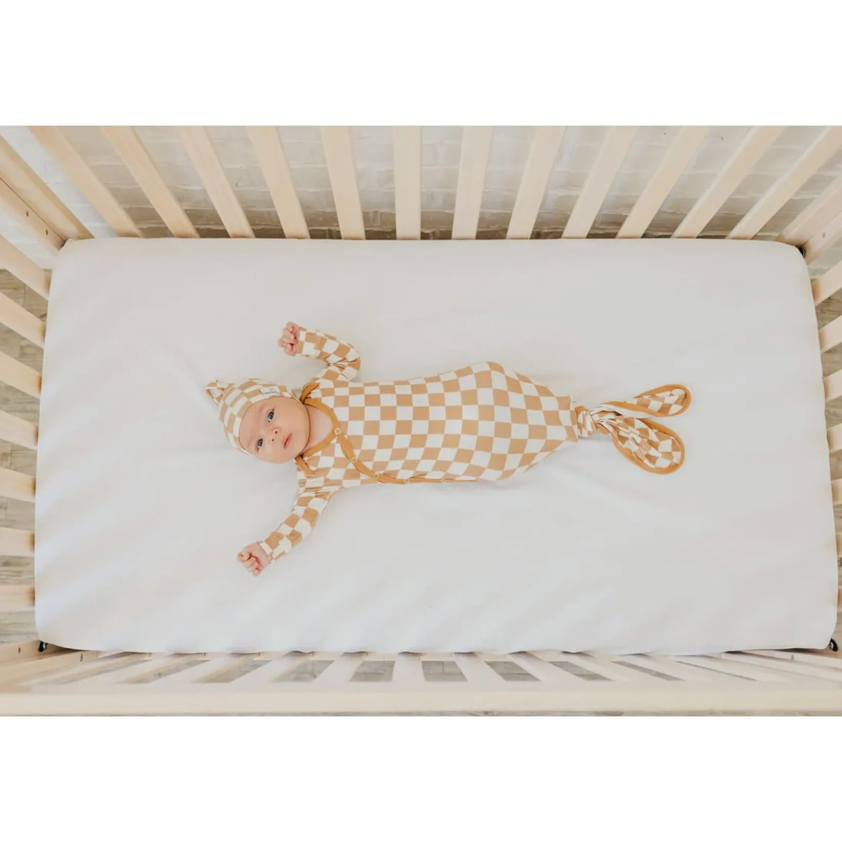 Pajamas|Sleep Bags>Copper Pearl Knotted Gown 0m+ - Rad