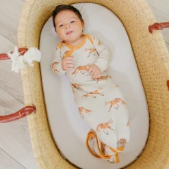 Pajamas|Sleep Bags>Copper Pearl Knotted Gown 0m+ - Swift