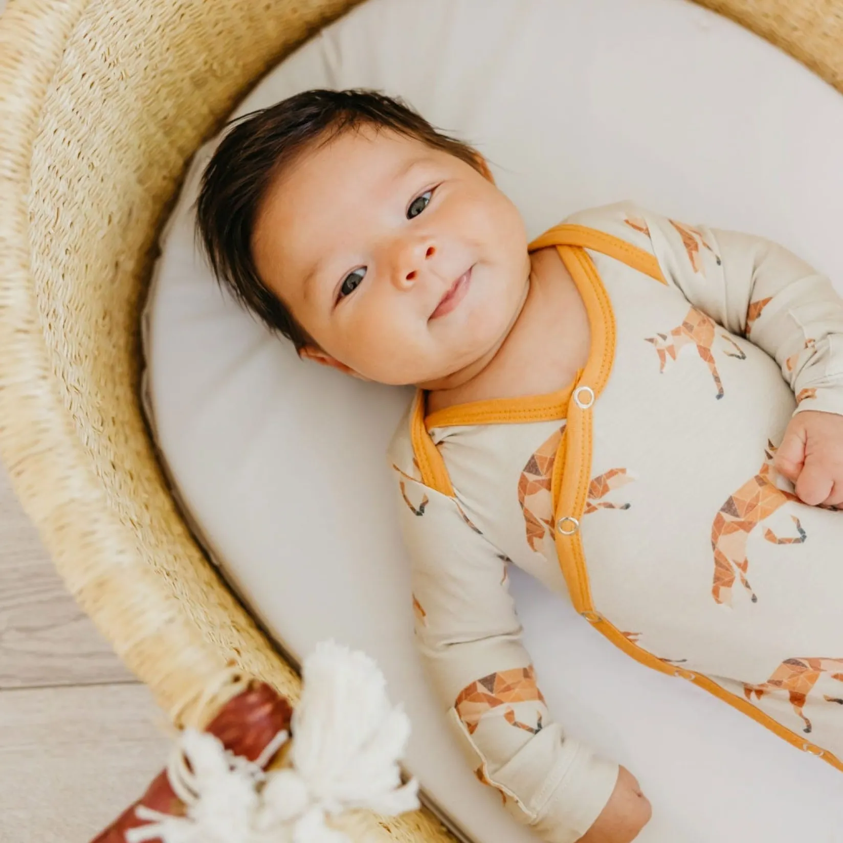 Pajamas|Sleep Bags>Copper Pearl Knotted Gown 0m+ - Swift