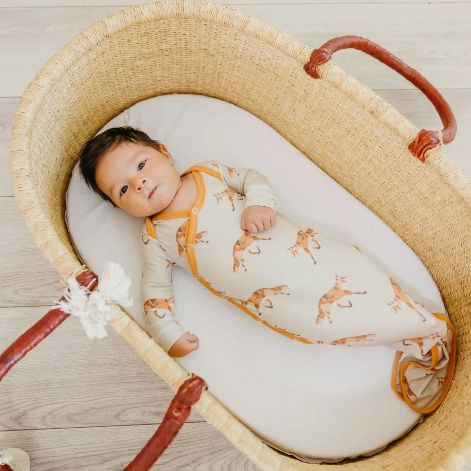 Pajamas|Sleep Bags>Copper Pearl Knotted Gown 0m+ - Swift