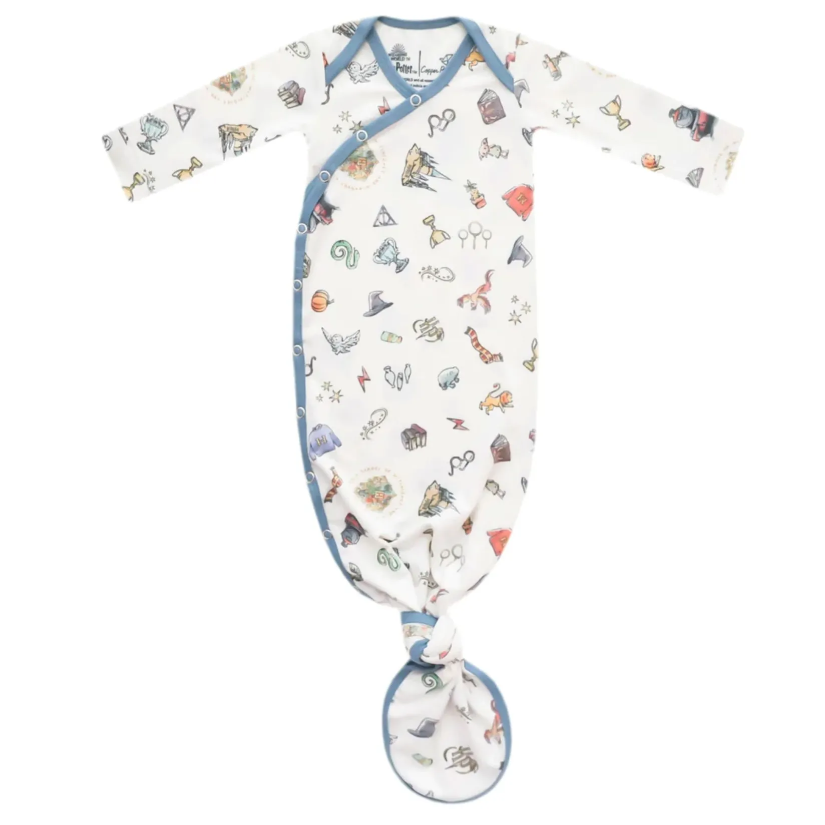 Pajamas|Sleep Bags>Copper Pearl Knotted Gown 0m+ - Wizarding World™