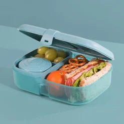 Breastfeeding|Snack Bags & Containers>Sistema 1.1l Ribbon Lunch TO GO™ - Teal