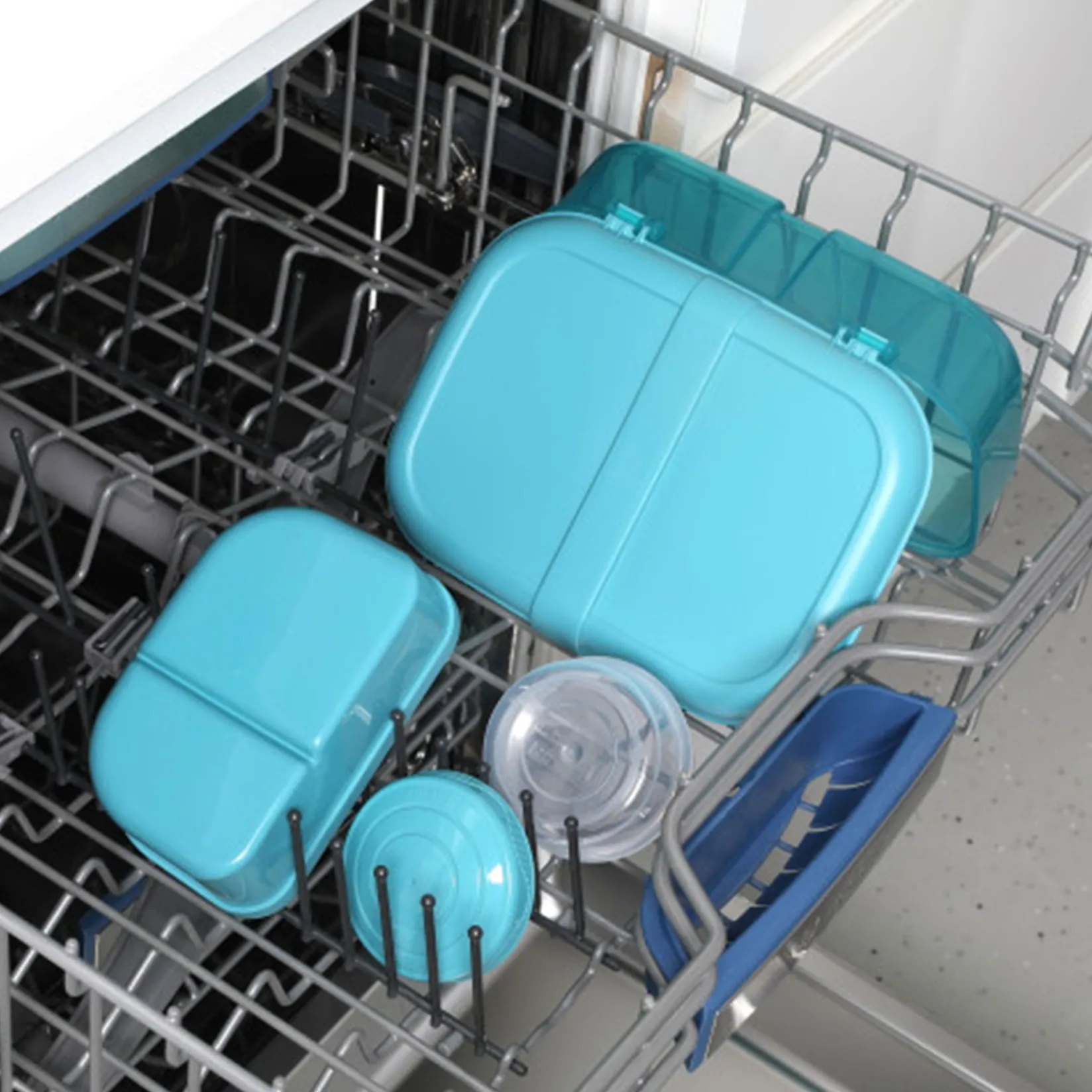 Breastfeeding|Snack Bags & Containers>Sistema 1.1l Ribbon Lunch TO GO™ - Teal