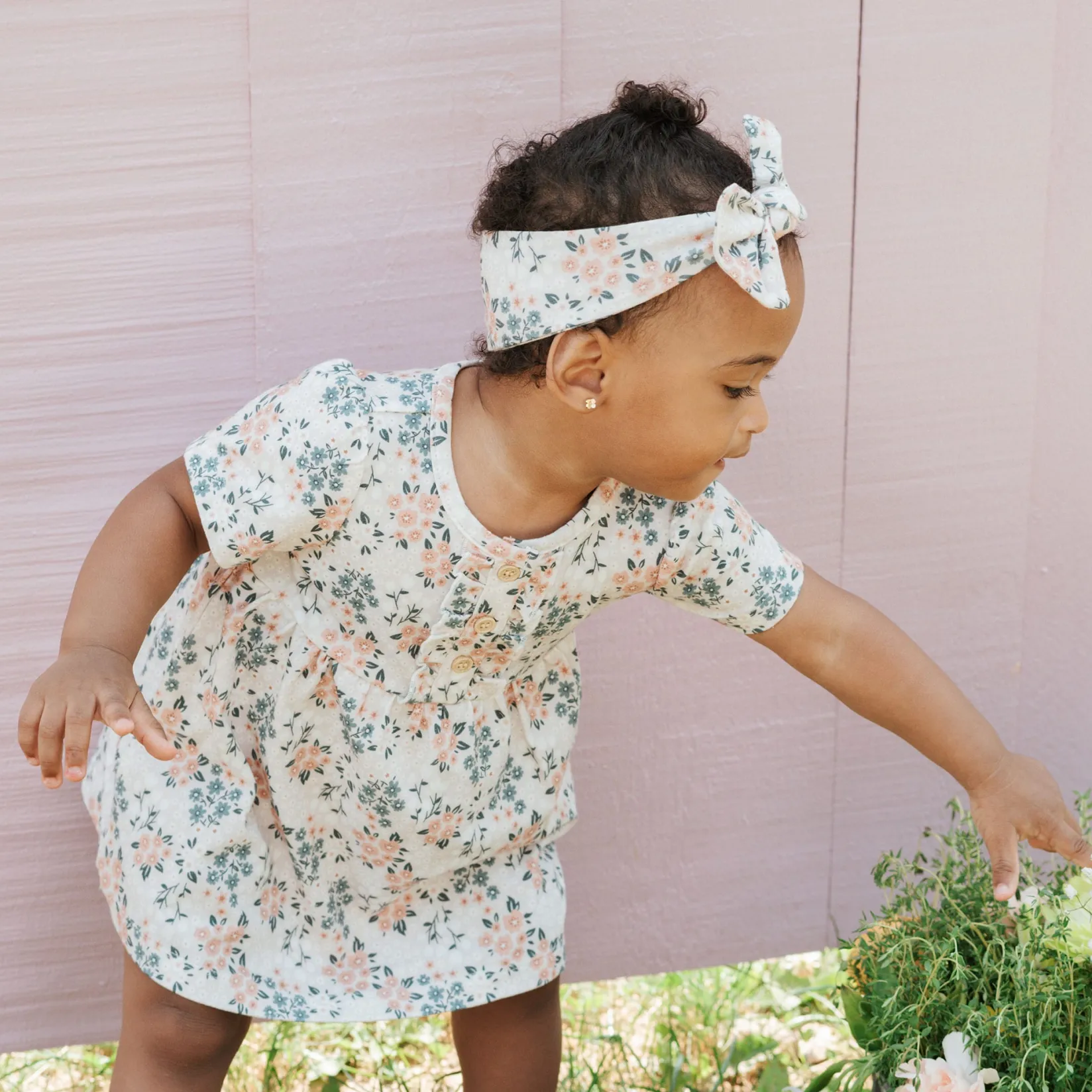 New Lamb Flowers Dress 3-24m Dresses, Skirts & Outfits