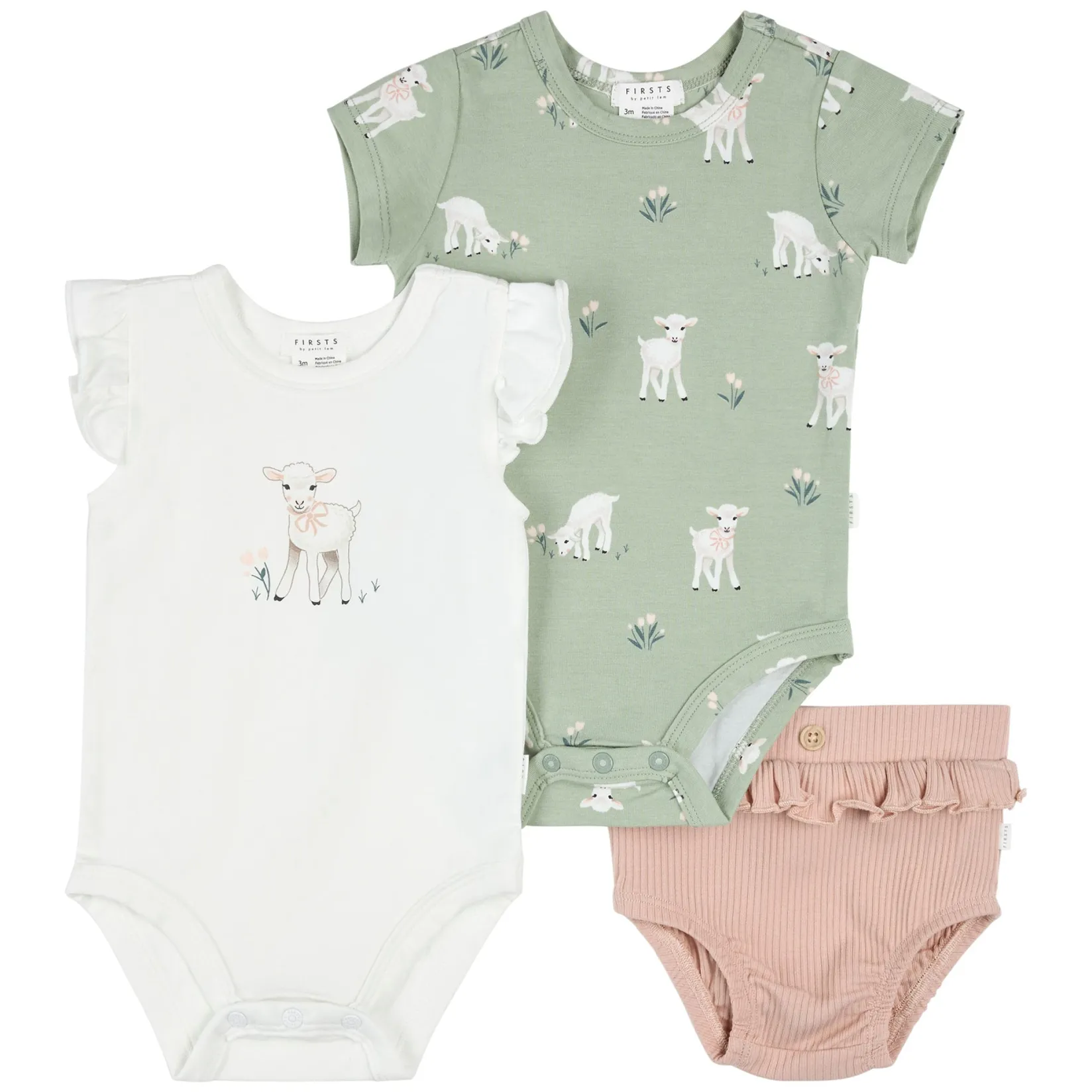 Discount Lamb 3pc Set 3-24m Dresses, Skirts & Outfits