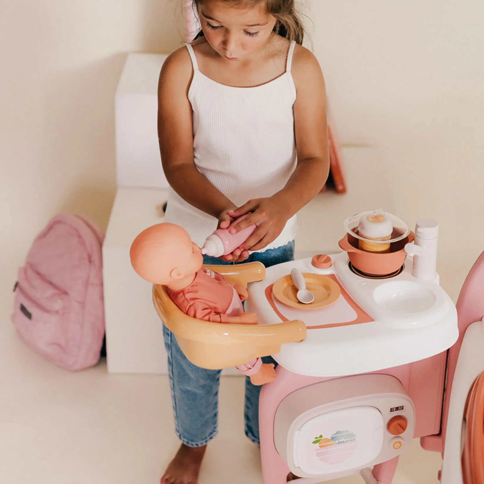 New Large Doll's Play Center Kids Pretend Play & Imitation