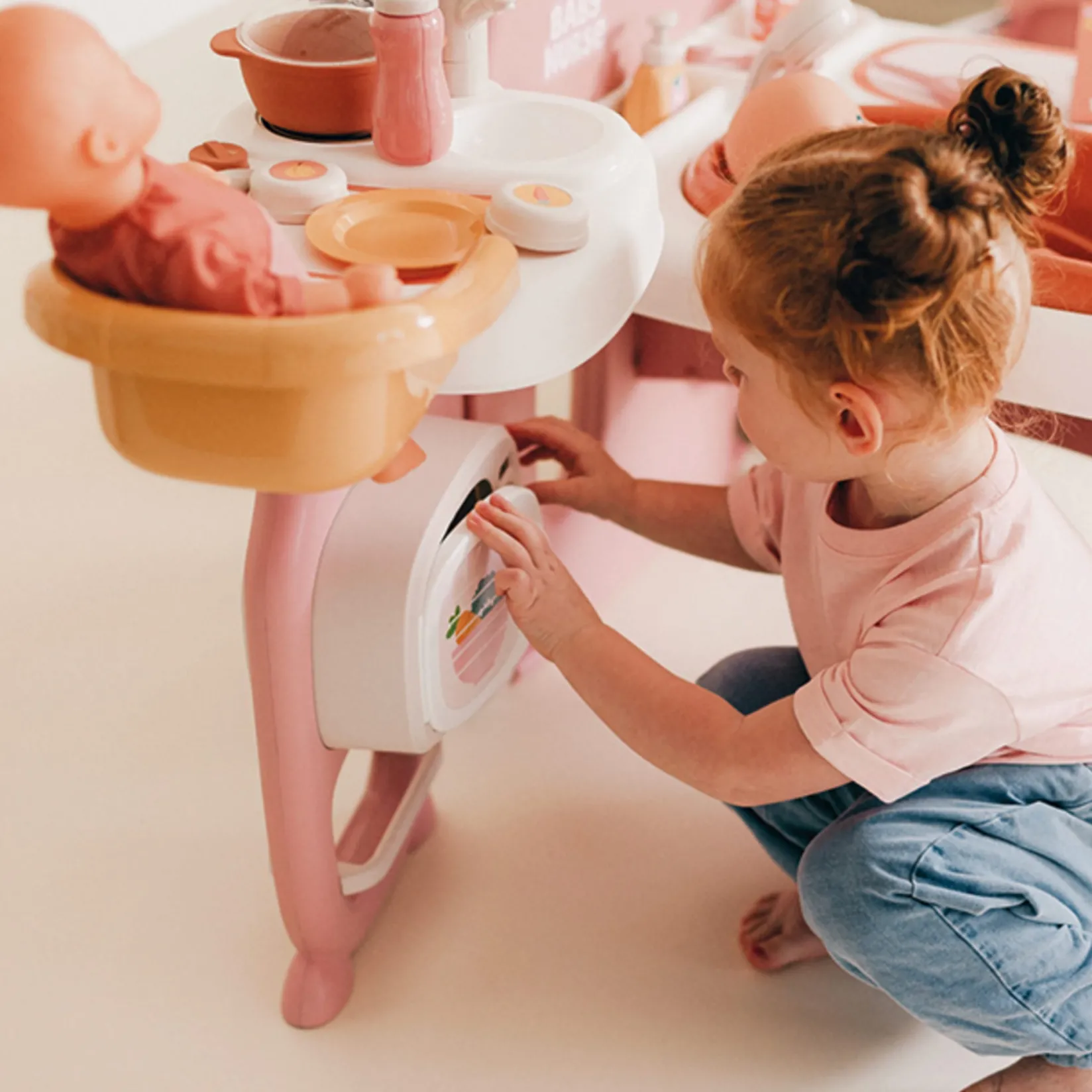 New Large Doll's Play Center Kids Pretend Play & Imitation