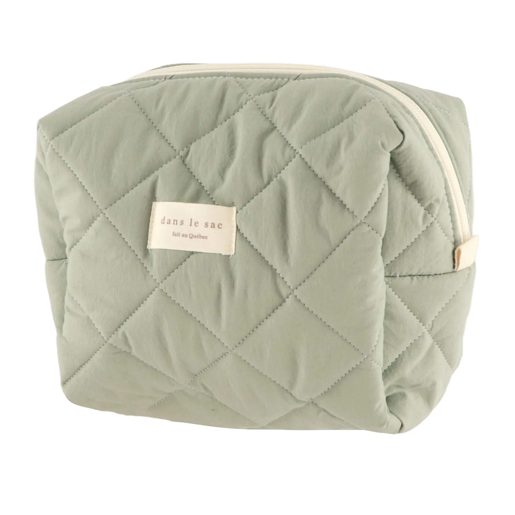 Diaper Bags|Diaper Bags>Dans Le Sac Large Quilted Pouch- Mint