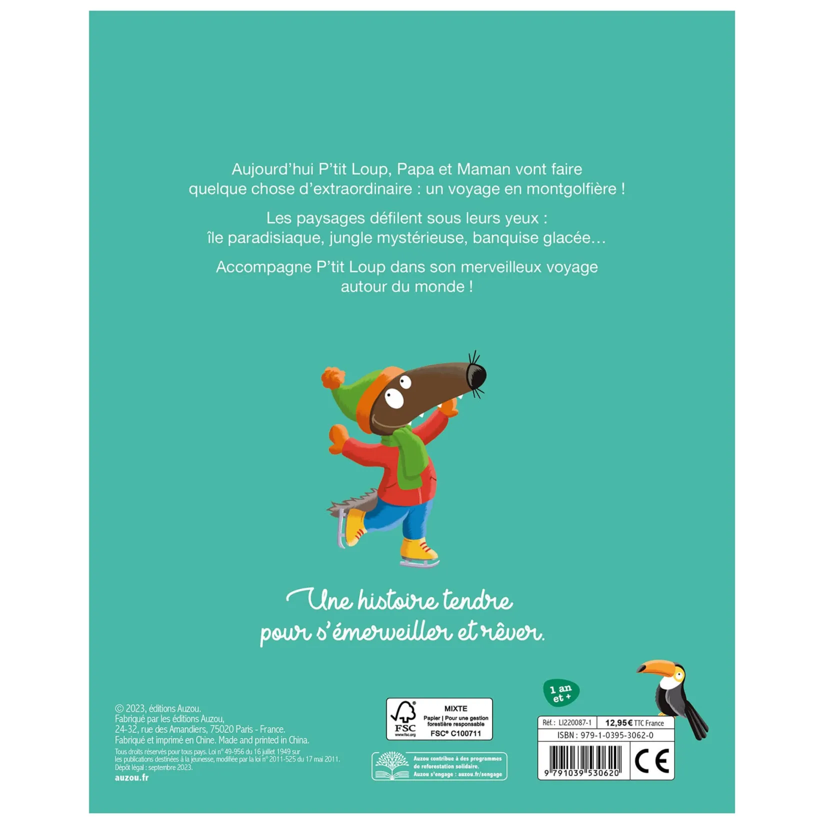 Baby 0-2 Years>Auzou Le Merveilleux Voyage de P'tit Loup