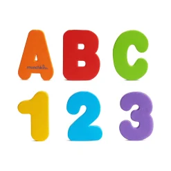 New Learn Bath Letters and Numbers Primary Bath Toys|Bath Accessories