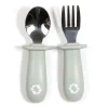 Breastfeeding|Tableware>Bulle Learning Spoon & Fork Set - Sage