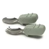 Online Learning Spoon and Fork Set - Alligator Kids Tableware|Plates & Placemats