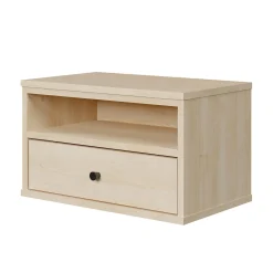 Nightstands>South Shore LED Nightstand - Sazena Bleached Oak