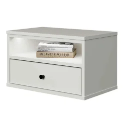 Outlet LED Nightstand - Sazena Pure White Nightstands