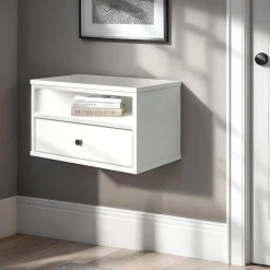 Outlet LED Nightstand - Sazena Pure White Nightstands