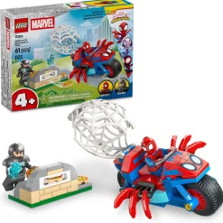 Outlet ǀ Marvel Spidey And His Amazing Friends Spidey on his Motorcycle vs. Rhino Kids Assembly & Construction