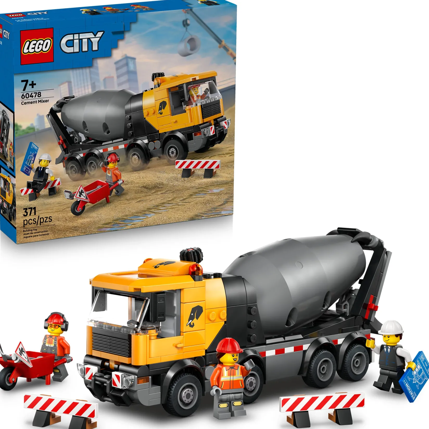 Assembly & Construction>LEGO® City Cement Mixer