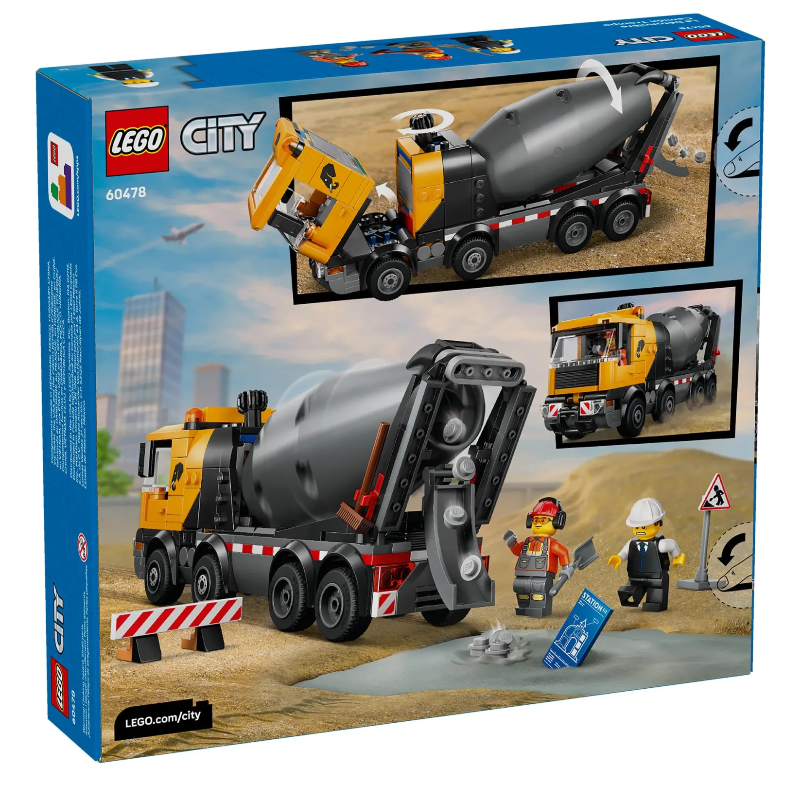 Assembly & Construction>LEGO® City Cement Mixer