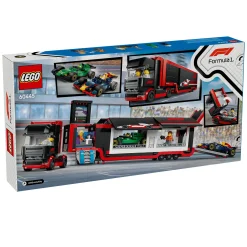 New City F1® Truck with RB20 & AMR24 F1® Cars Kids Assembly & Construction