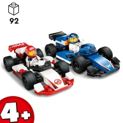 Sale City F1® Williams Racing & Haas F1® Race Cars Kids Assembly & Construction