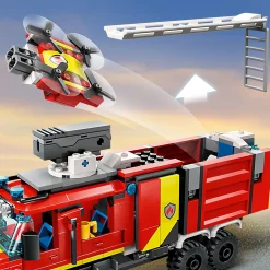 Hot City Fire Command Truck Kids Assembly & Construction