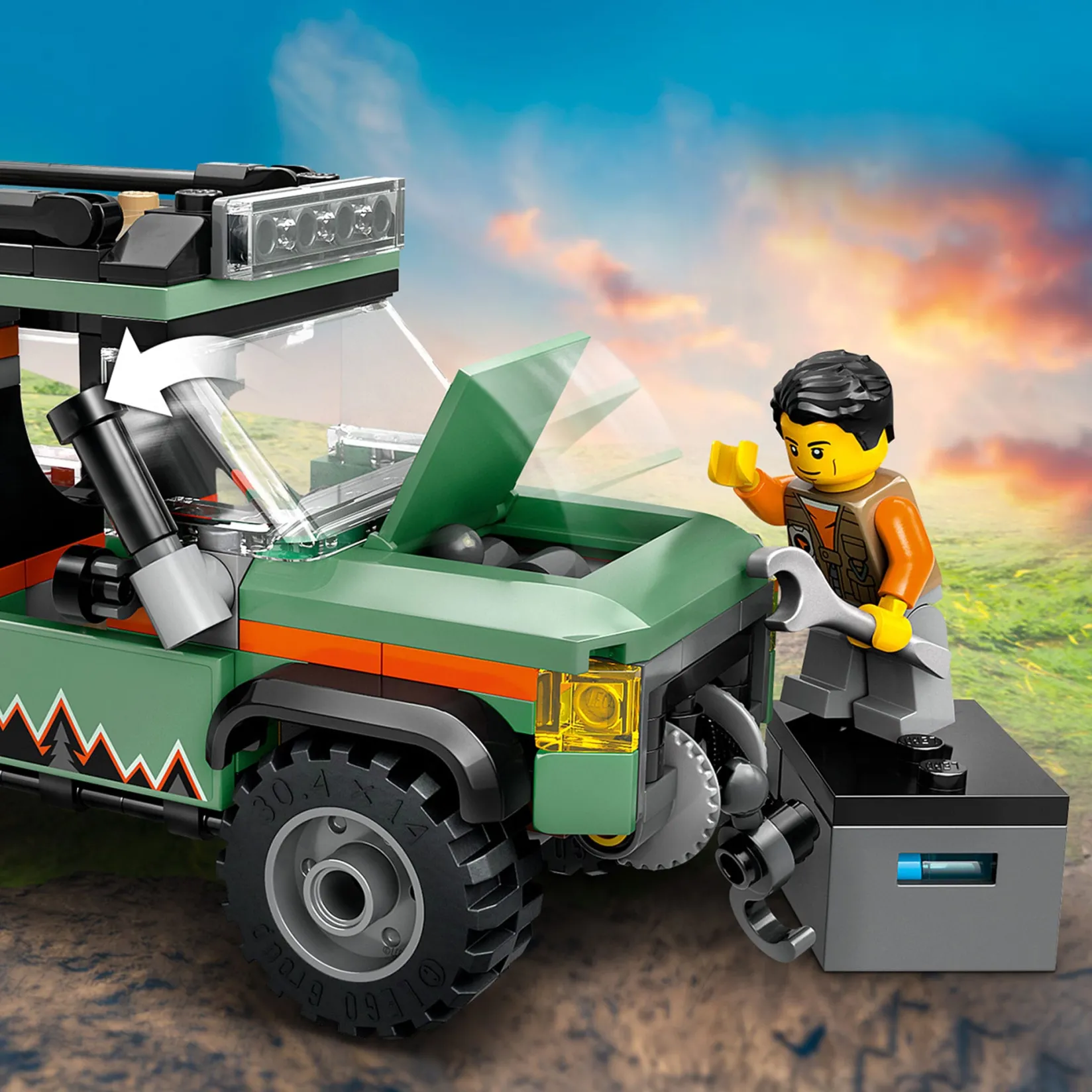 Assembly & Construction>LEGO® City Off-Road 4x4 Mountain Truck