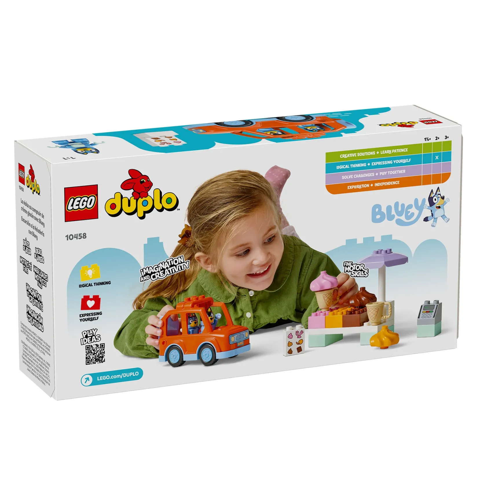 Assembly & Construction>LEGO® DUPLO® Bluey Ice Cream Trip with Bluey