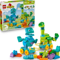 Assembly & Construction>LEGO® DUPLO® Town 3 in 1 Dinosaurs on Wheels