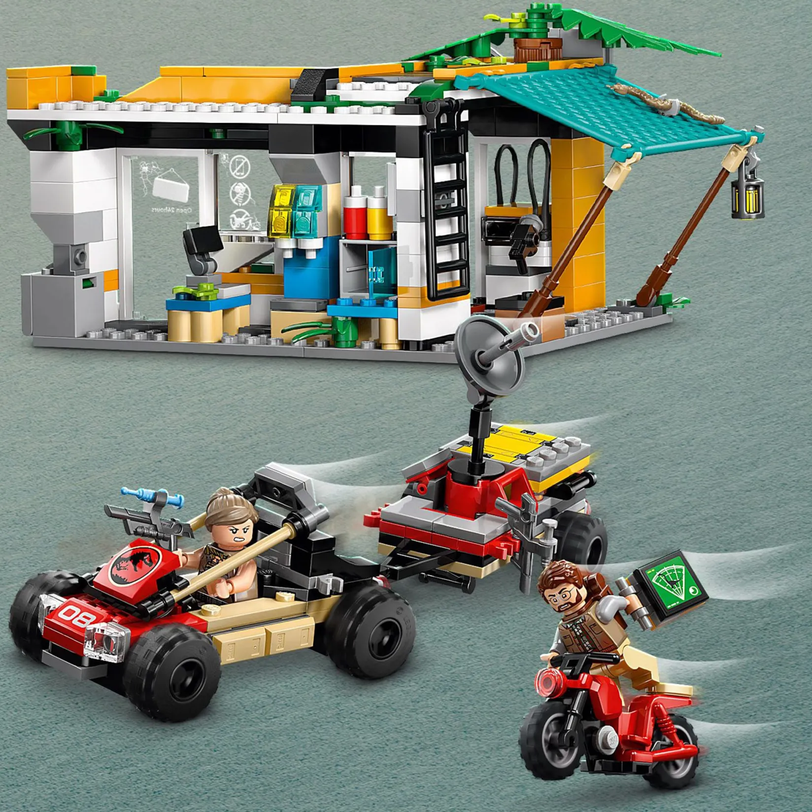 Assembly & Construction>LEGO® Jurassic World Raptor & Titanosaurus Tracking Mission