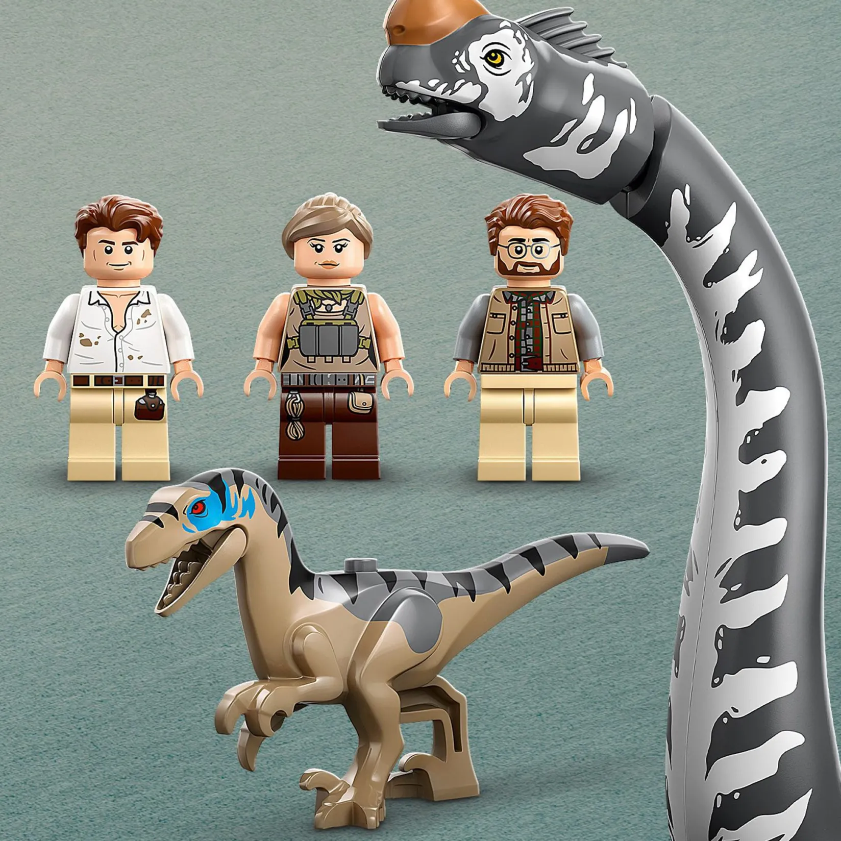 Assembly & Construction>LEGO® Jurassic World Raptor & Titanosaurus Tracking Mission