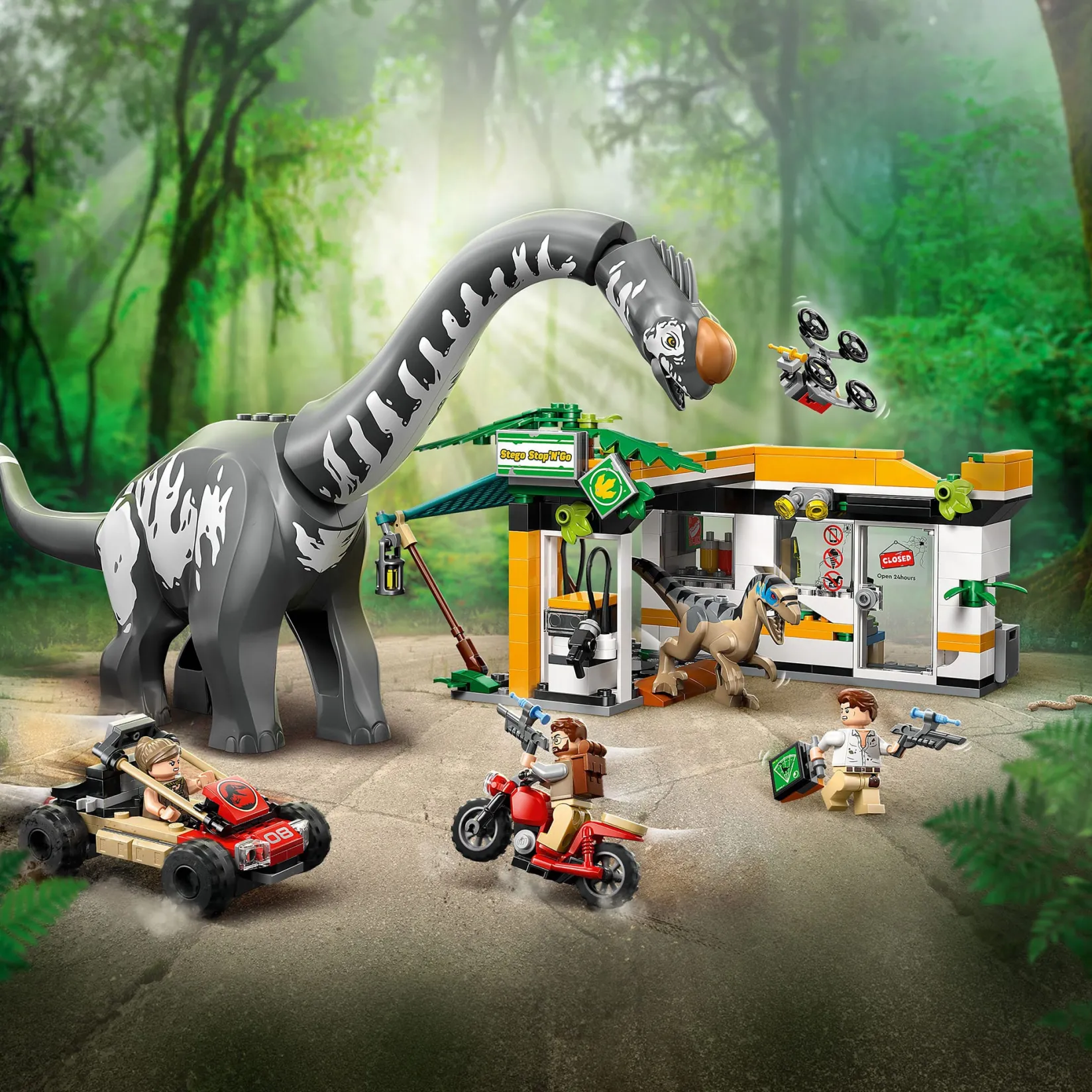 Assembly & Construction>LEGO® Jurassic World Raptor & Titanosaurus Tracking Mission