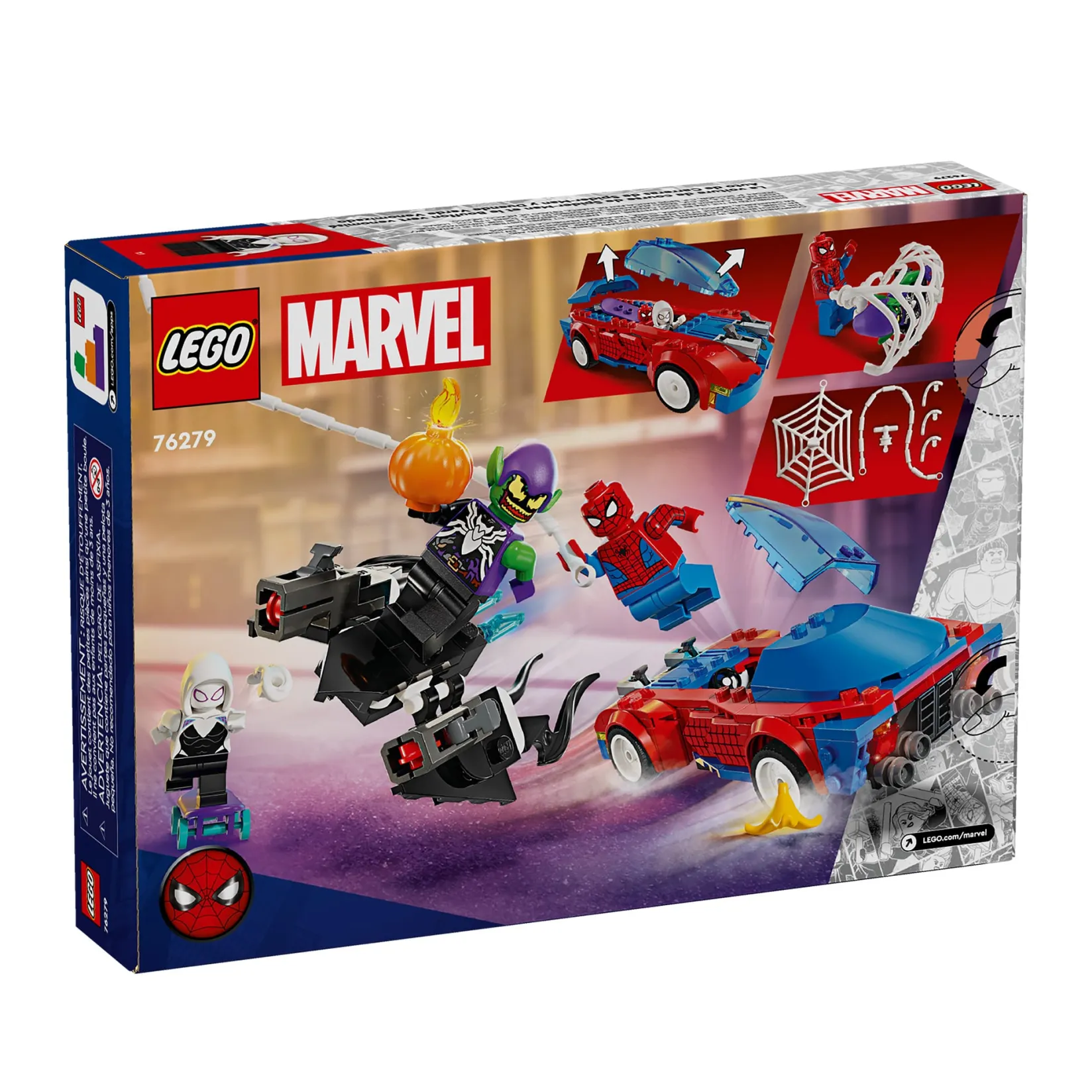 Assembly & Construction>LEGO® Marvel Spider-Man Race Car & Venom Green Goblin