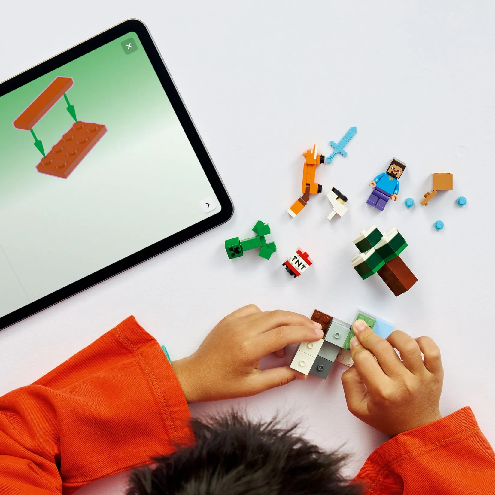 Assembly & Construction>LEGO® Minecraft® Steve’s Taiga Adventure