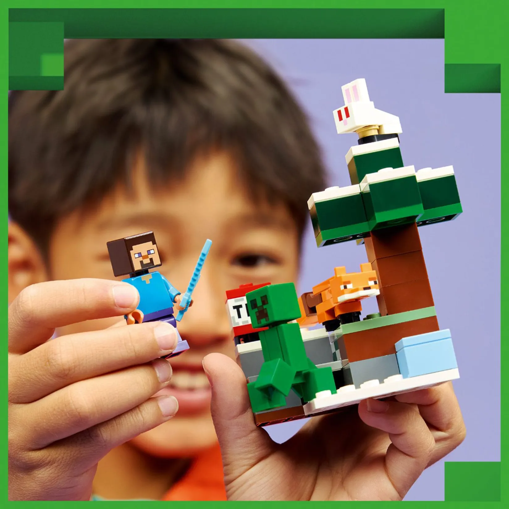 Assembly & Construction>LEGO® Minecraft® Steve’s Taiga Adventure