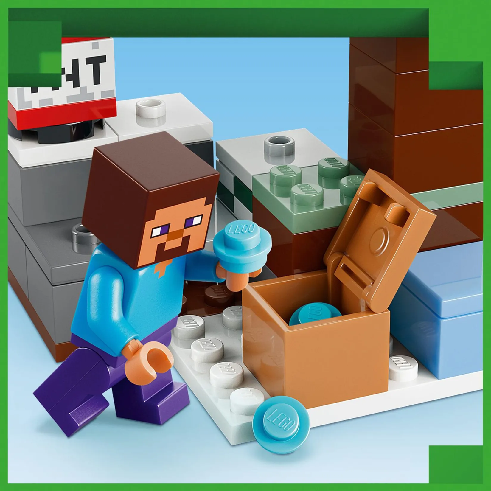 Assembly & Construction>LEGO® Minecraft® Steve’s Taiga Adventure