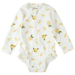 Swimsuits>Petit Lem Lemons UV Long Sleeve Swimsuit 2-6y Ivory