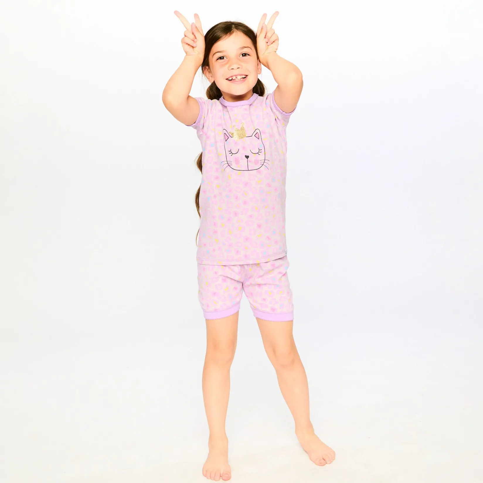 Discount Leopard Pajama Set 7-10 Kids Pajamas & Bathrobes