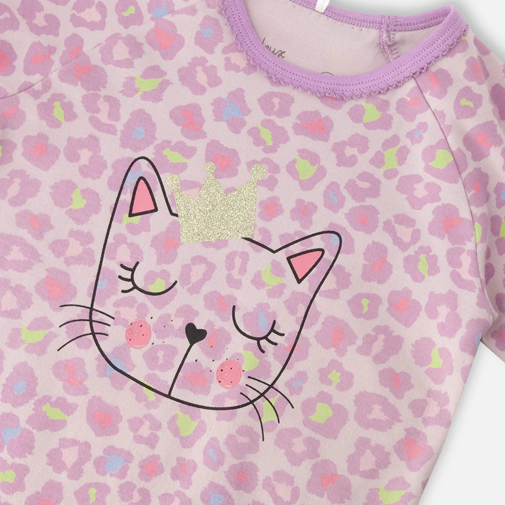 Discount Leopard Pajama Set 7-10 Kids Pajamas & Bathrobes