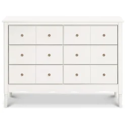 Outlet Liberty 6-Drawer Assembled Dresser - Warm White Storage Furniture
